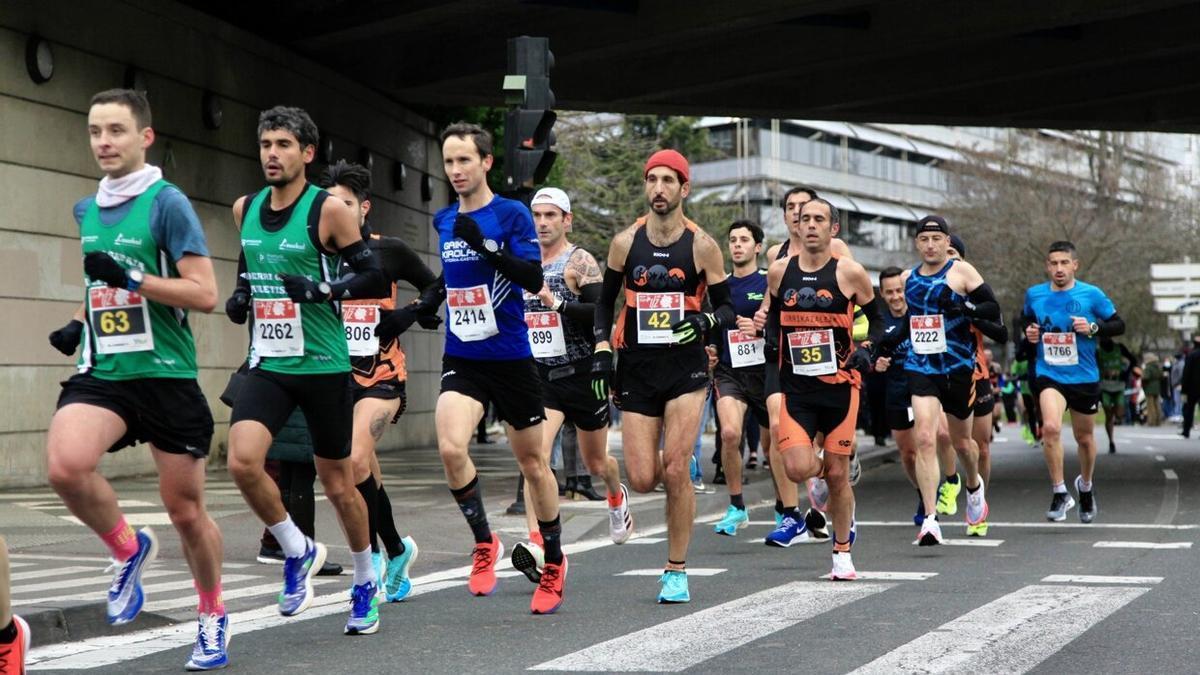 Atletas en la disputa de la prueba durante la edición del pasado año