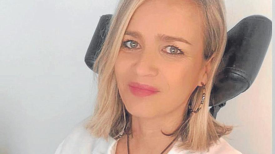 Esther Portillo, paciente de ELA.