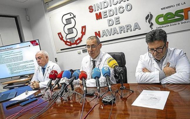 Rueda de prensa del Sindicato Médico.