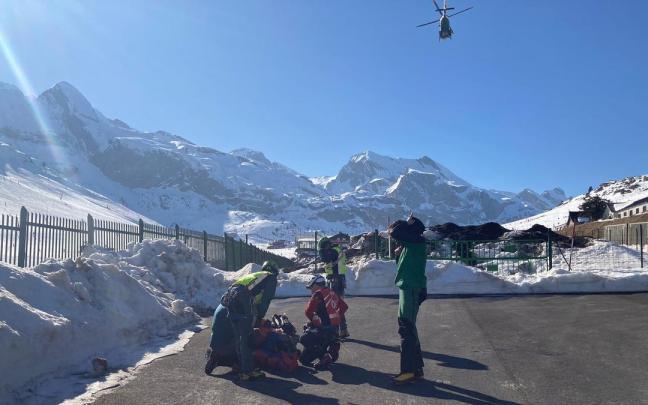 El equipo de rescate este fin de semana en Huesca. El equipo de rescate este fin de semana en Huesca.