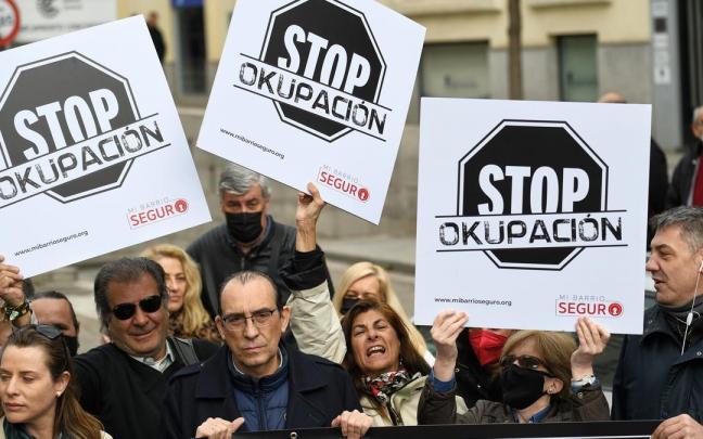Manifestación contra la okupación Manifestación contra la okupación
