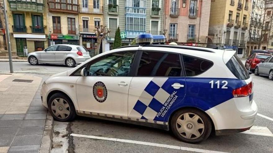 Vehículo de Policía Municipal d Estella-Lizarra.