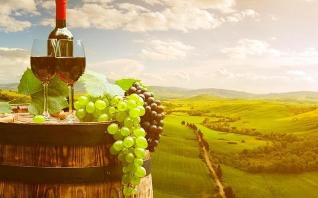 Beber vino mientras admira la campiña italiana es como vivir un sueño Beber vino mientras admira la campiña italiana es como vivir un sueño