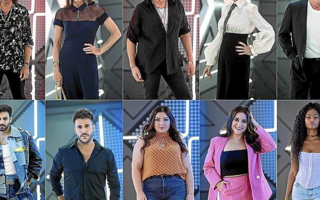 Varios de los artistas que competirán en ‘Dúos increíbles’. Varios de los artistas que competirán en ‘Dúos increíbles’.