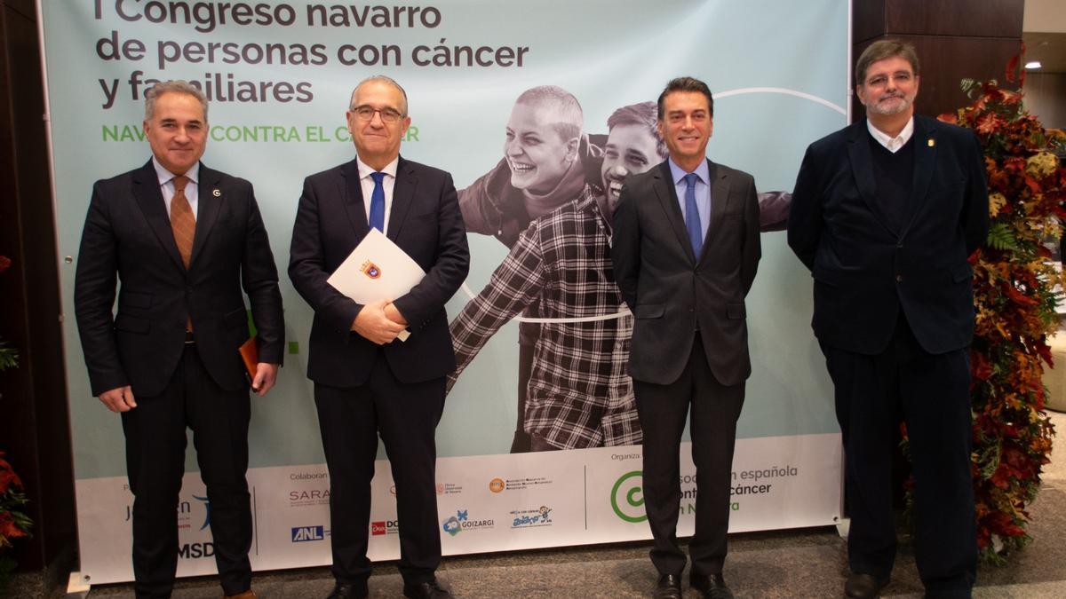 De izda a dcha, Ángel Losada, Enrique Maya, Juan Franco y Alfredo Martínez.