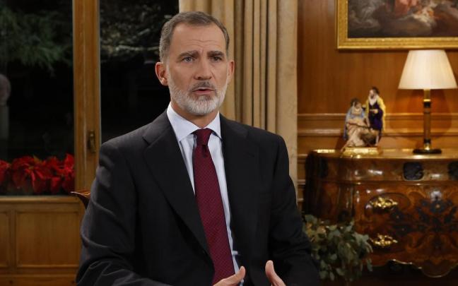Felipe VI pronuncia su tradicional discurso de Nochebuena. Felipe VI pronuncia su tradicional discurso de Nochebuena.