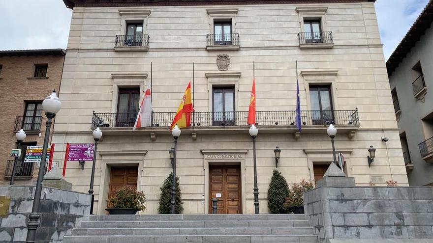 Fachada de la Casa Consistorial del Ayuntamiento de Tudela