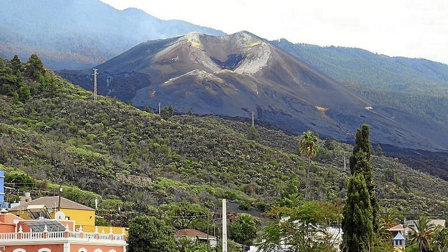 El nuevo volcán Tajogaite.