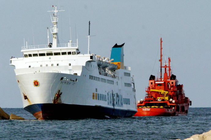 Imagen de archivo de un ferry de la compañía Baleària.