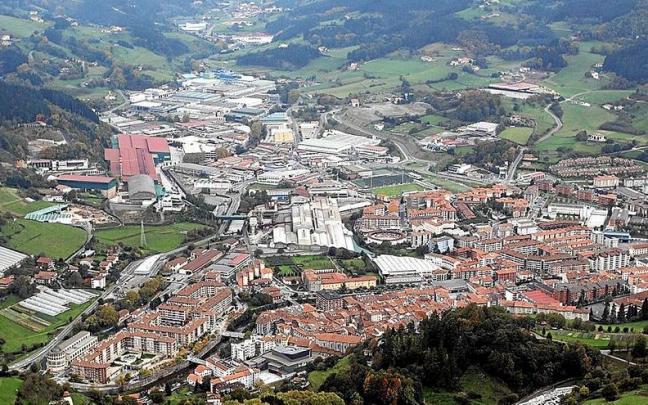 Vista general de Azpeitia en una imagen tomada desde la subida a Azketa.