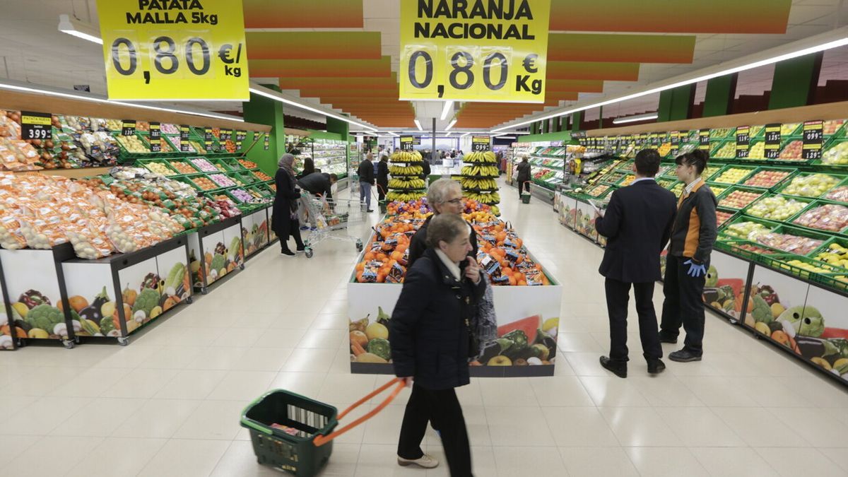 Imagen de archivo de un supermercado Mercadona