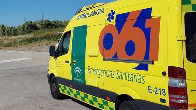 Ambulancia perteneciente a La Empresa P&uacute;blica de Emergencias Sanitarias 061.