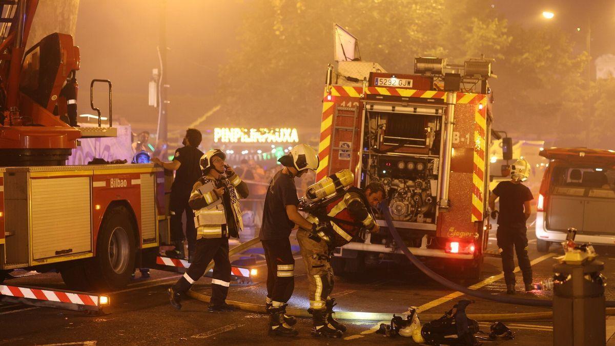 Los dos bloques fueron precintados para garantizar la seguridad de los vecinos