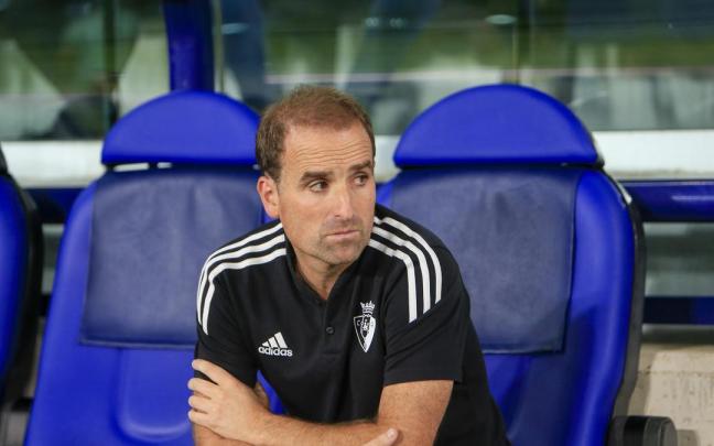 El entrenador de Osasuna, Jagoba Arrasate