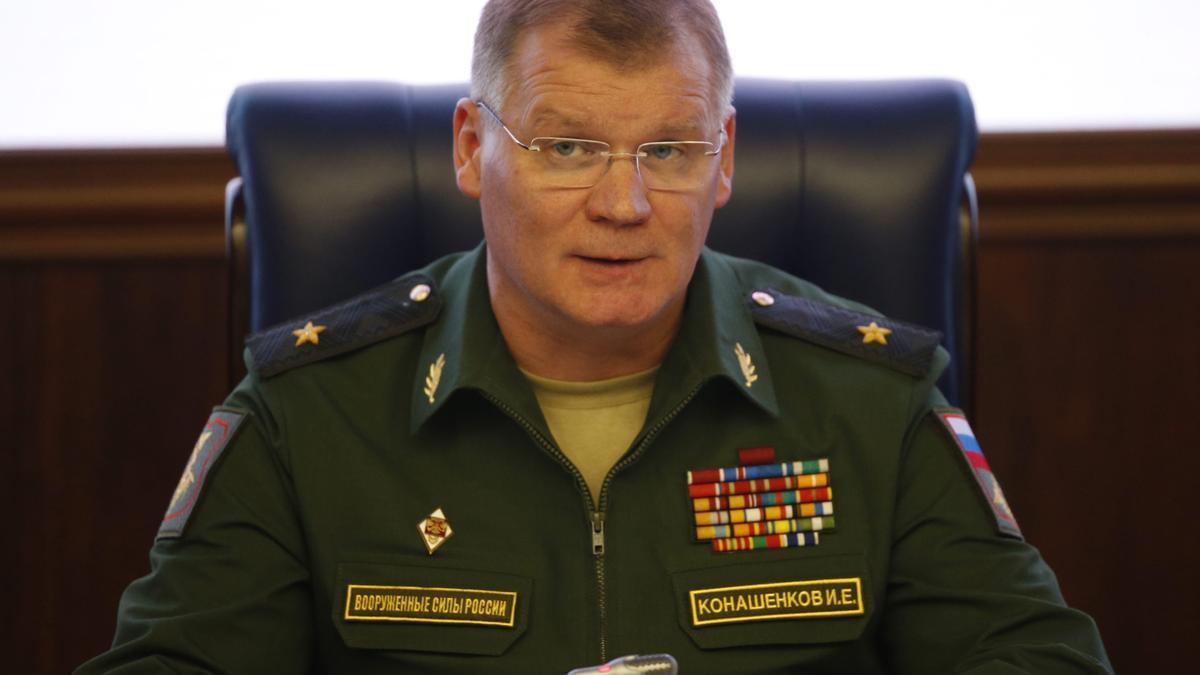 El portavoz del Ministerio de Defensa ruso, teniente general Ígor Konashénkov
