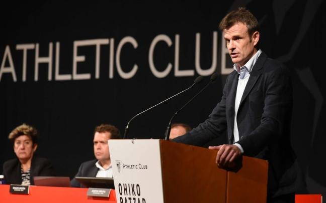 El presidente del Athletic, Jon Uriarte.