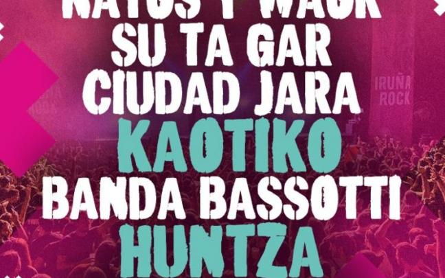 Cartel del Iruña Rock 2023