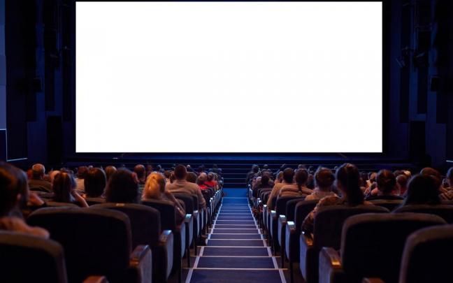 Una sala de cine.