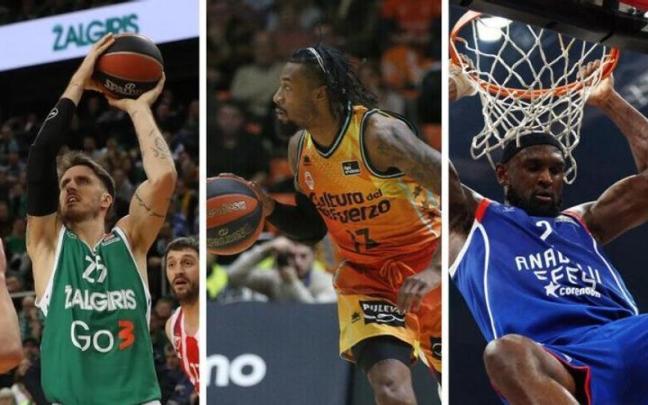 Polonara, Evans y Singleton han sido tres de los refuerzos de lujo de estas últimas semanas en la Euroliga Polonara, Evans y Singleton han sido tres de los refuerzos de lujo de estas últimas semanas en la Euroliga