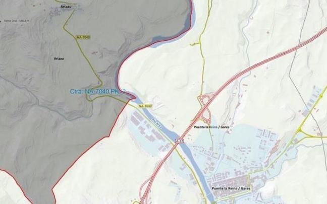 Mapa del lugar del accidente