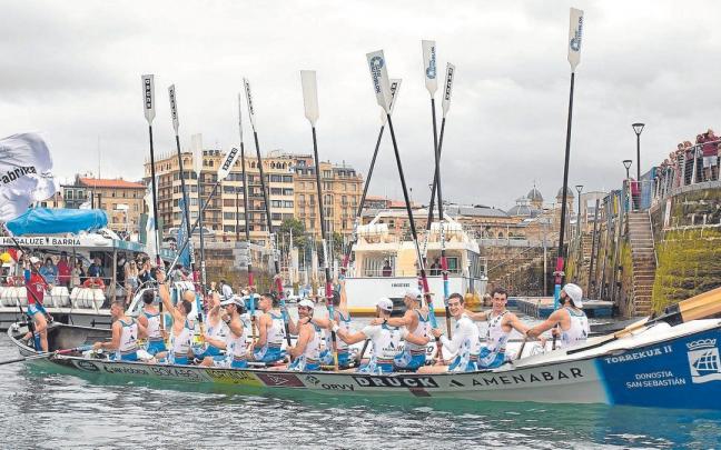 La tripulación de Donostiarra.