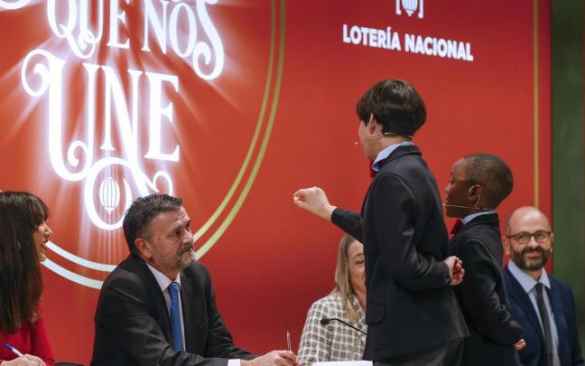 Imagen del sorteo de la Lotería de Navidad. Imagen del sorteo de la Lotería de Navidad.