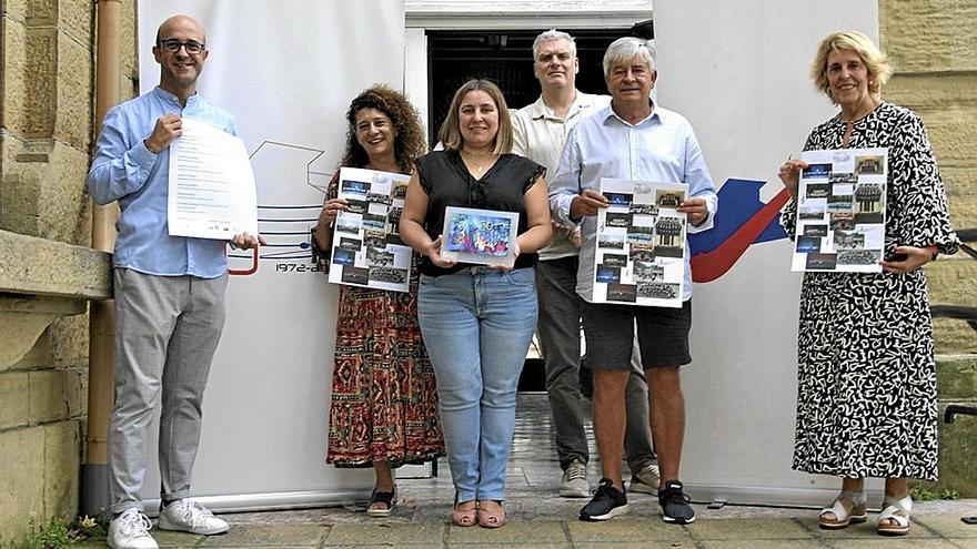 Representantes de Illumbe, de Pasaia Musikal y del Ayuntamiento de Pasaia presentan el ciclo coral.