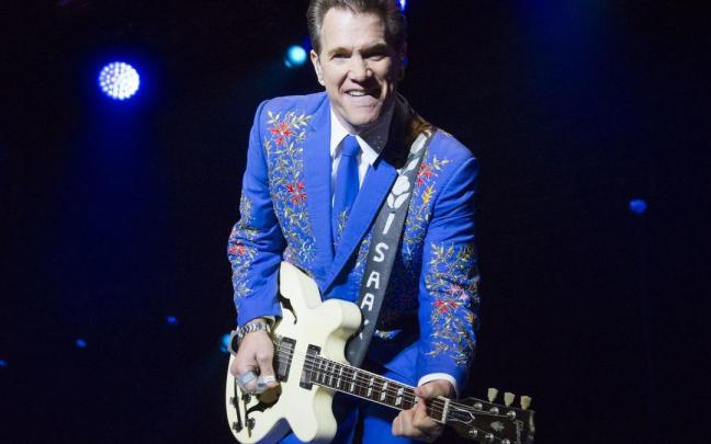 Concierto de Chris Isaak en la edición de 2017 del Azkena