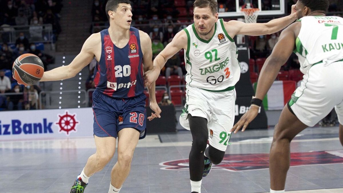 Simone Fontecchio, durante un partido de esta temporada