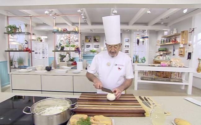 Karlos Arguiñano en 'Cocina Abierta'. Karlos Arguiñano en 'Cocina Abierta'.