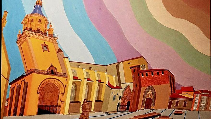Una Vitoria distorsionada abre el 2023 expositivo de la Escuela de Artes y Oficios