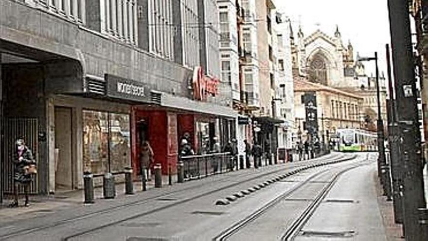 La calle General Álava de Vitoria.