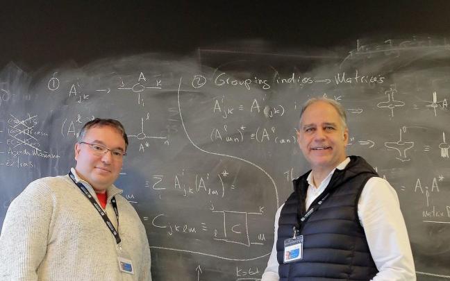 Rom&aacute;n Or&uacute;s (izquierda) y Enrique Lizaso, fundadores de Multiverse Computing.