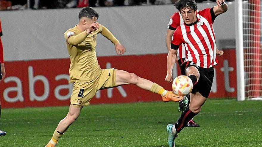 Al Bilbao Athletic no le sirvió adelantarse para llevarse los tres puntos en Lezama.