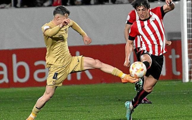 Al Bilbao Athletic no le sirvió adelantarse para llevarse los tres puntos en Lezama.