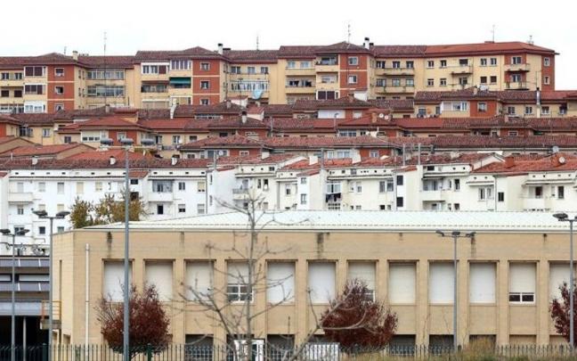 Vista del barrio de la Milagrosa de Pamplona. Vista del barrio de la Milagrosa de Pamplona.