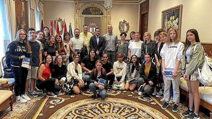 Visita de los alumnos de Erasmus de Corazonistas