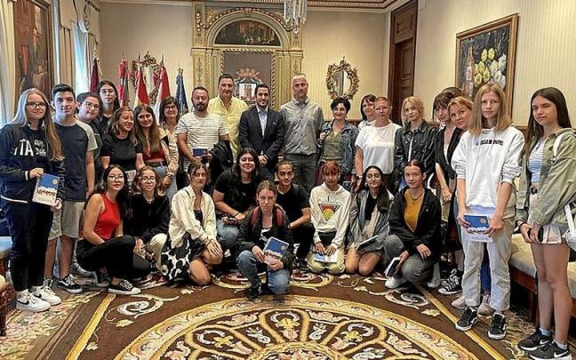 Visita de los alumnos de Erasmus de Corazonistas Visita de los alumnos de Erasmus de Corazonistas