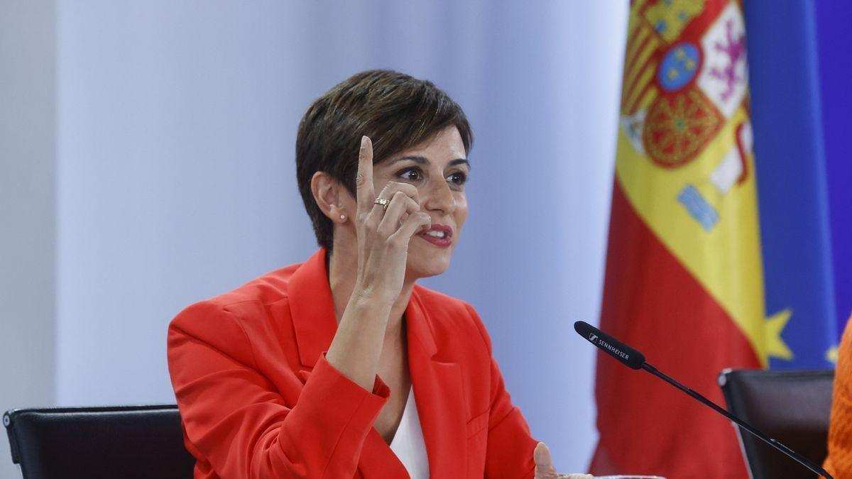 La portavoz del Gobierno español, Isabel Rodríguez.