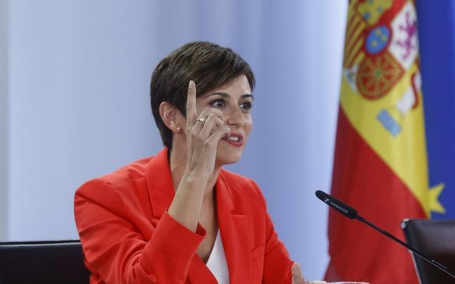 La portavoz del Gobierno español, Isabel Rodríguez. La portavoz del Gobierno español, Isabel Rodríguez.