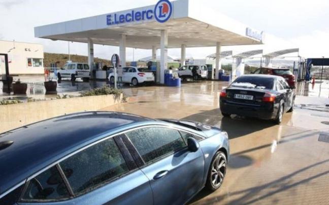 Gasolinera en la comarca de Pamplona