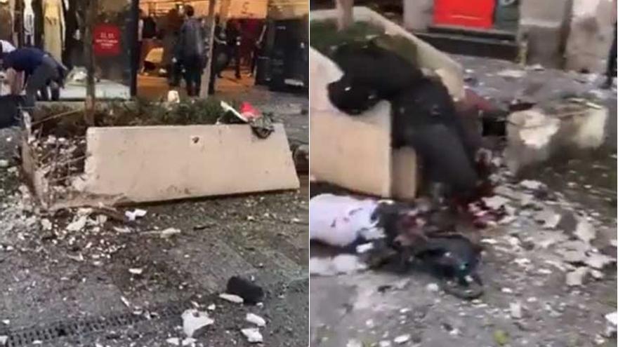 Imágenes del atentado en Estambul.