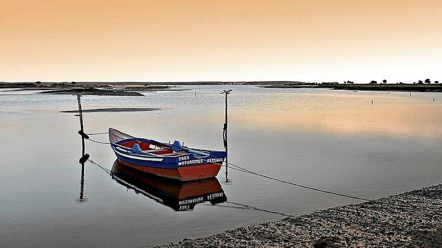 Una bonita imagen del estuario del río Sado.