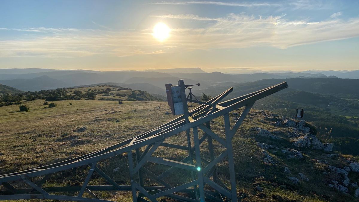 La cruz de Ganalto vuelve a estar en la cumbre