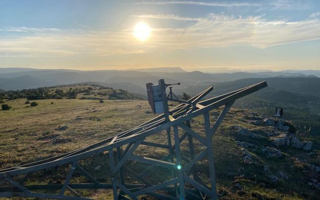 La cruz de Ganalto vuelve a estar en la cumbre