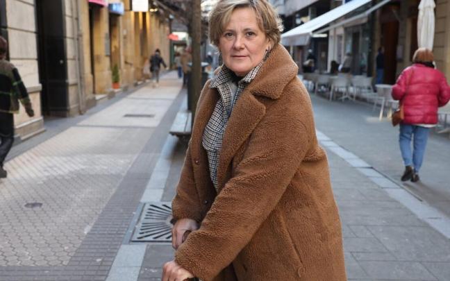 02/02/2023. Entrevista a Itziar Mujika del colectivo sanitario Lehen Arreta Arnasberritzen. Donostia. IKER AZURMENDI