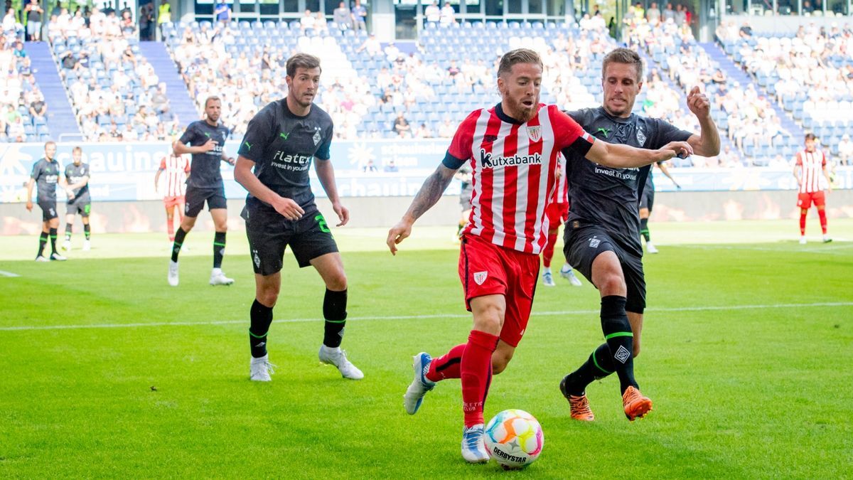 Iker Muniain, en el primer amistoso de pretemporada del Athletic.