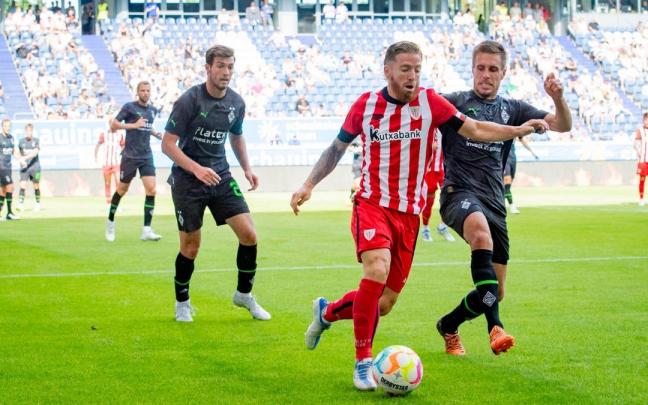 Iker Muniain, en el primer amistoso de pretemporada del Athletic.