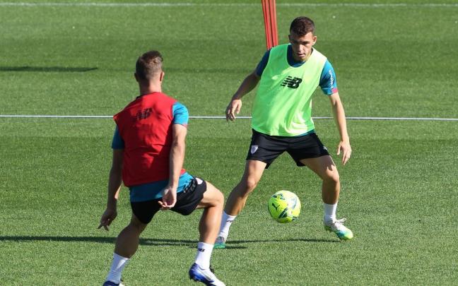 Iñigo Vicente, durante su estancia en el Athletic Iñigo Vicente, durante su estancia en el Athletic
