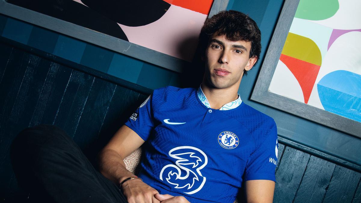 Joao Félix, con la camiseta del Chelsea.